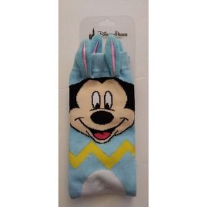 Disney Parks Mickey Mouse Bunny 3D Ears Easter Egg SOCKS Adult Unisex